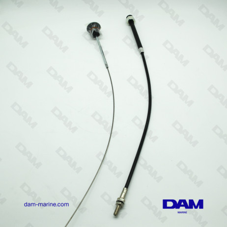 YANMAR 60CM LENGTH STOP PULL - BLACK
