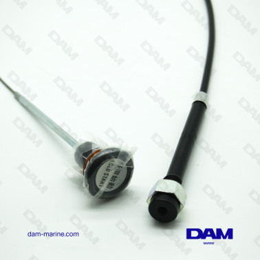 YANMAR 60CM LENGTH STOP PULL - BLACK