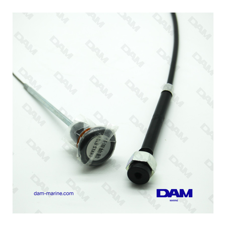 YANMAR 60CM LENGTH STOP PULL - BLACK