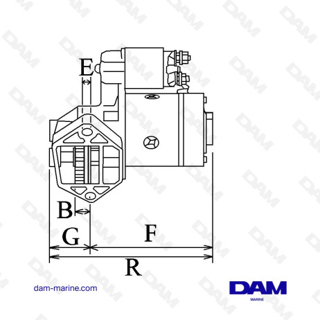 GROS MARRIER GM 4-6-8CYL DECALE