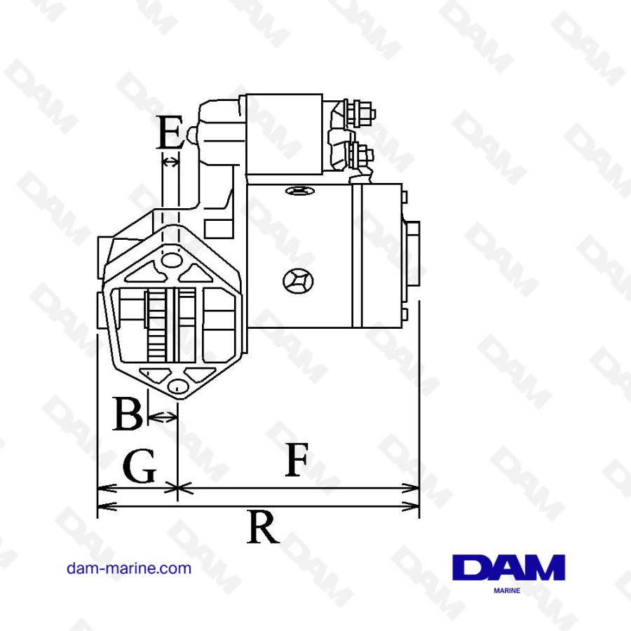 GROS MARRIER GM 4-6-8CYL DECALE