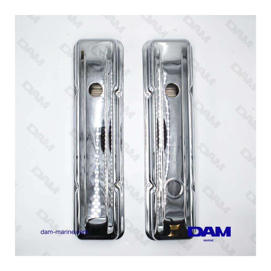 CACHE CULBUTEURS GM V8 SB AVANT 1988 - 2PCS CHROME