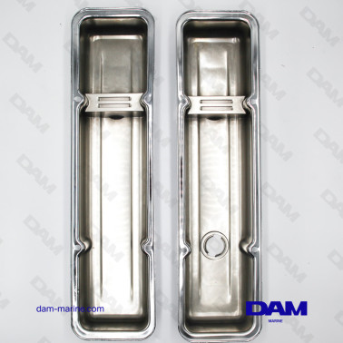 CACHE CULBUTEURS GM V8 SB AVANT 1988 - 2PCS CHROME