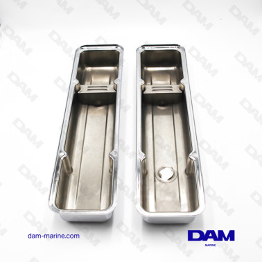 CACHE CULBUTEURS GM V8 SB AVANT 1988 - 2PCS CHROME