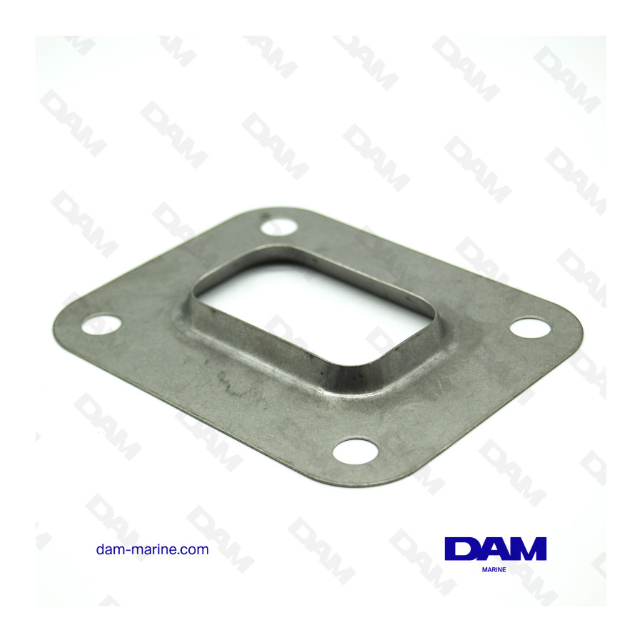 PLAQUE COUDE ECHAPPEMENT INOX CRUSADER