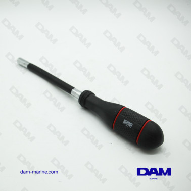 FLEXIBLE 6-POINT SCREWDRIVER - 7MM