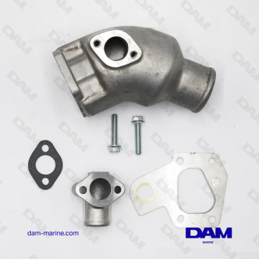 CODO DE ESCAPE DE ACERO INOXIDABLE VOLVO D2-55