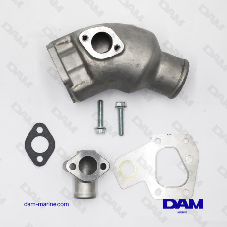 STAINLESS STEEL EXHAUST ELBOW VOLVO D2-55