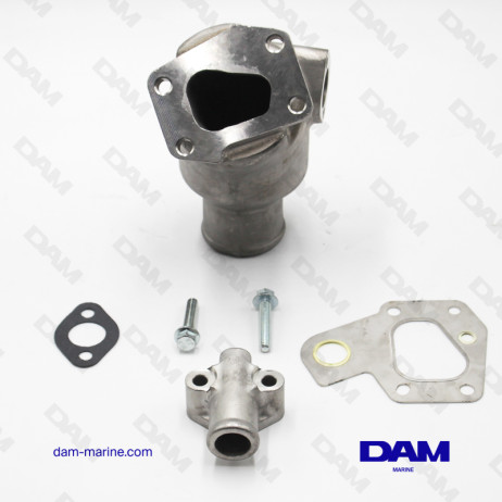 CODO DE ESCAPE DE ACERO INOXIDABLE VOLVO D2-55