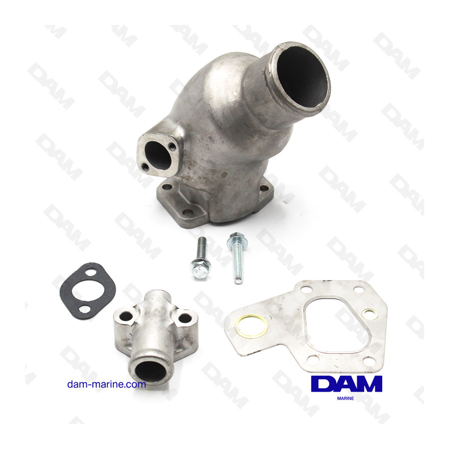 CODO DE ESCAPE DE ACERO INOXIDABLE VOLVO D2-55