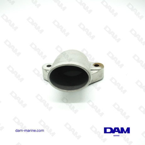 CODO DE ESCAPE DE AGUA DE ACERO INOXIDABLE VOLVO D4 - D6