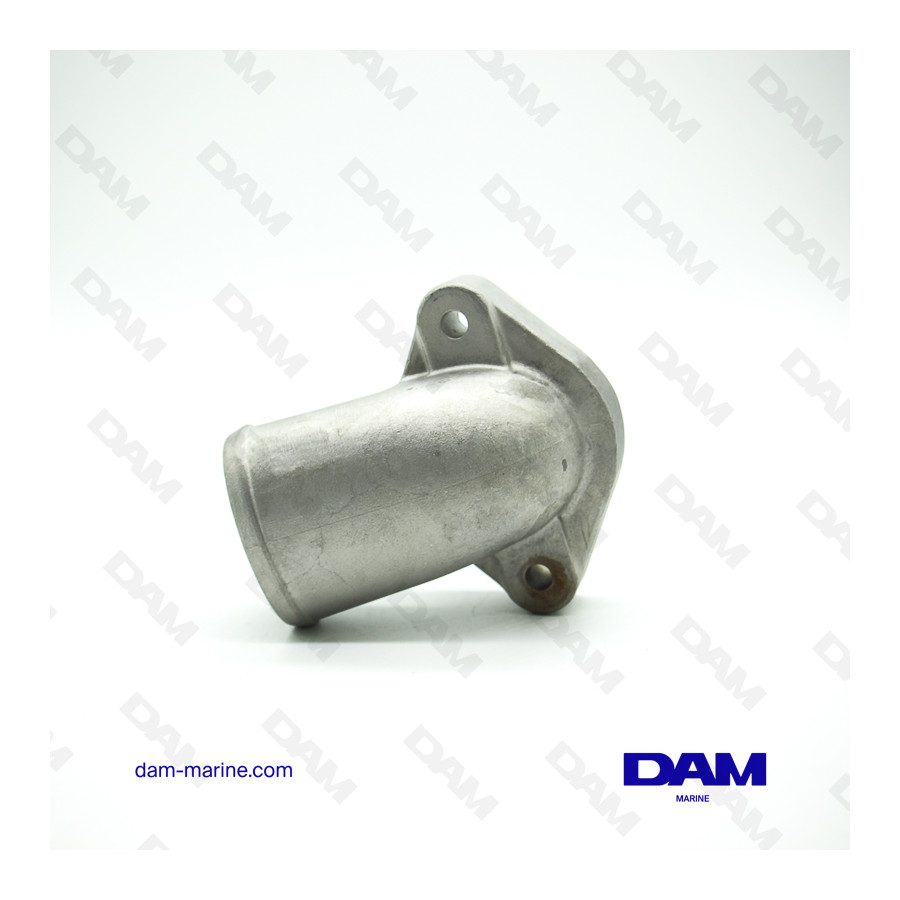 CODO DE ESCAPE DE AGUA DE ACERO INOXIDABLE VOLVO D4 - D6