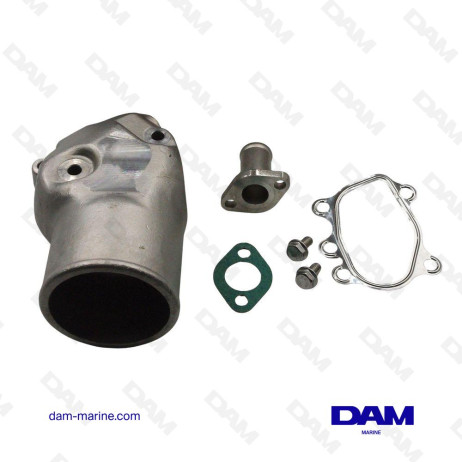 CODO DE ESCAPE DE ACERO INOXIDABLE VOLVO PENTA 22 TURBO