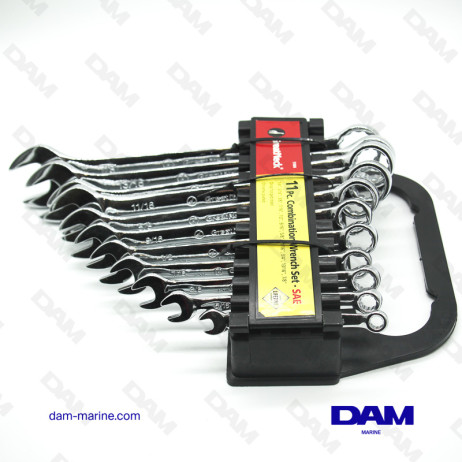 SAE 11-Piece Combination Wrench Set