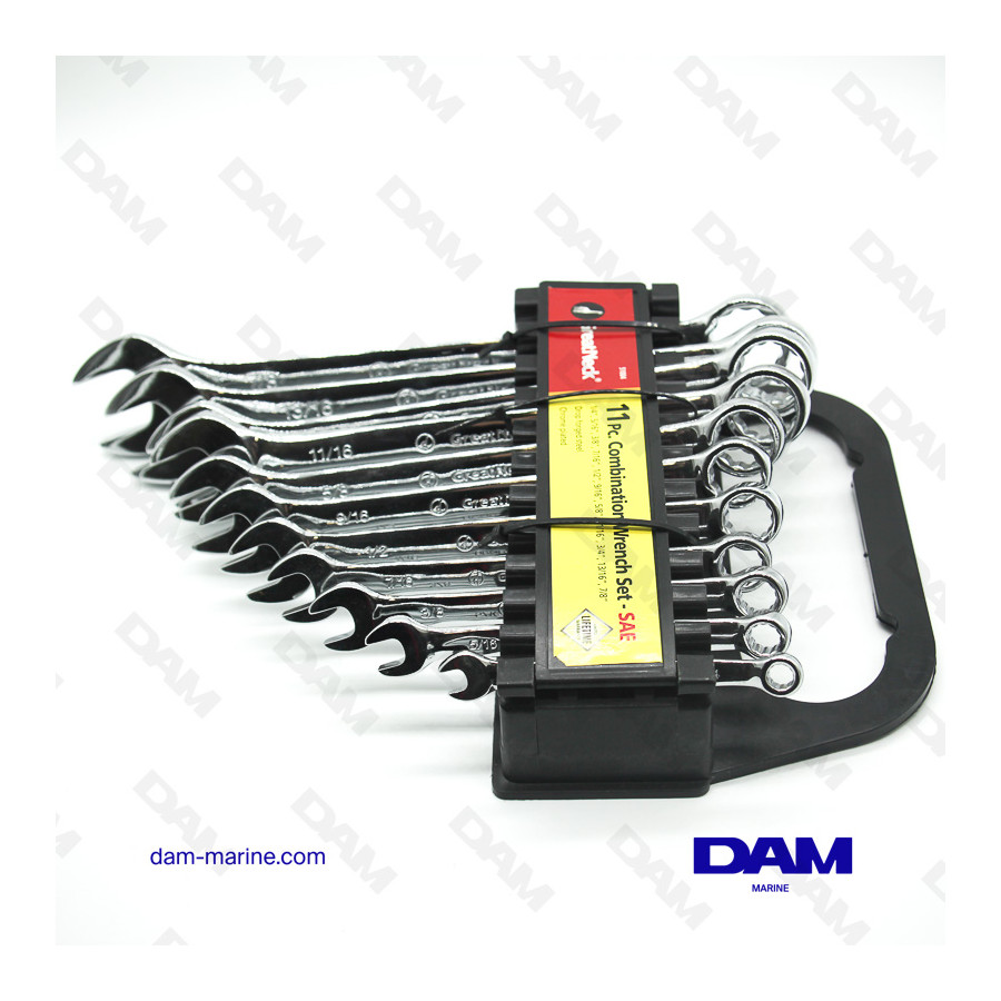 JEU CLES MIXTES SAE 11PCS