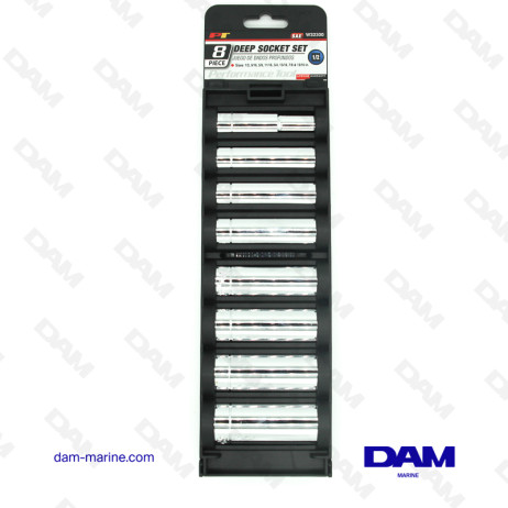 KIT PRESE SAE 1/2 - 8 PEZZI