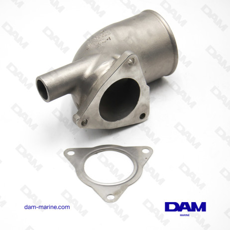 YANMAR 3V STAINLESS STEEL EXHAUST ELBOW