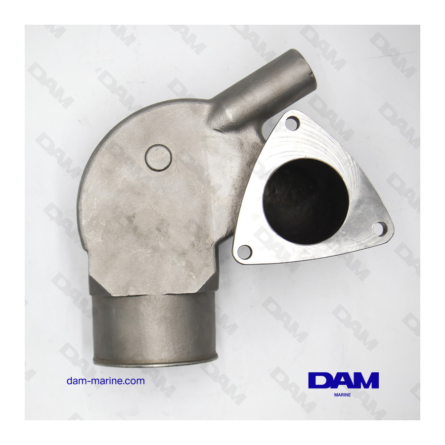 CODO DE ESCAPE DE ACERO INOXIDABLE YANMAR