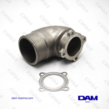 YANMAR 4V STAINLESS STEEL EXHAUST ELBOW