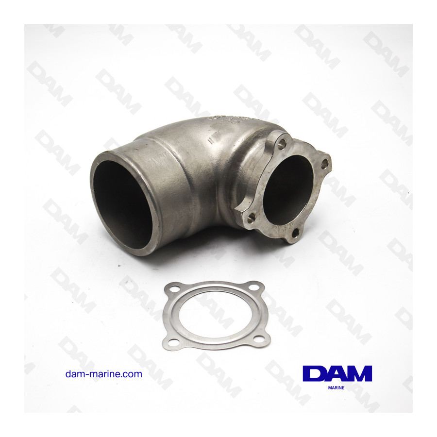 YANMAR 4V STAINLESS STEEL EXHAUST ELBOW