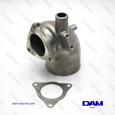 YANMAR 3V STAINLESS STEEL EXHAUST ELBOW