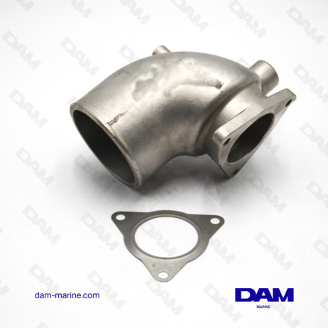 YANMAR 3V STAINLESS STEEL EXHAUST ELBOW