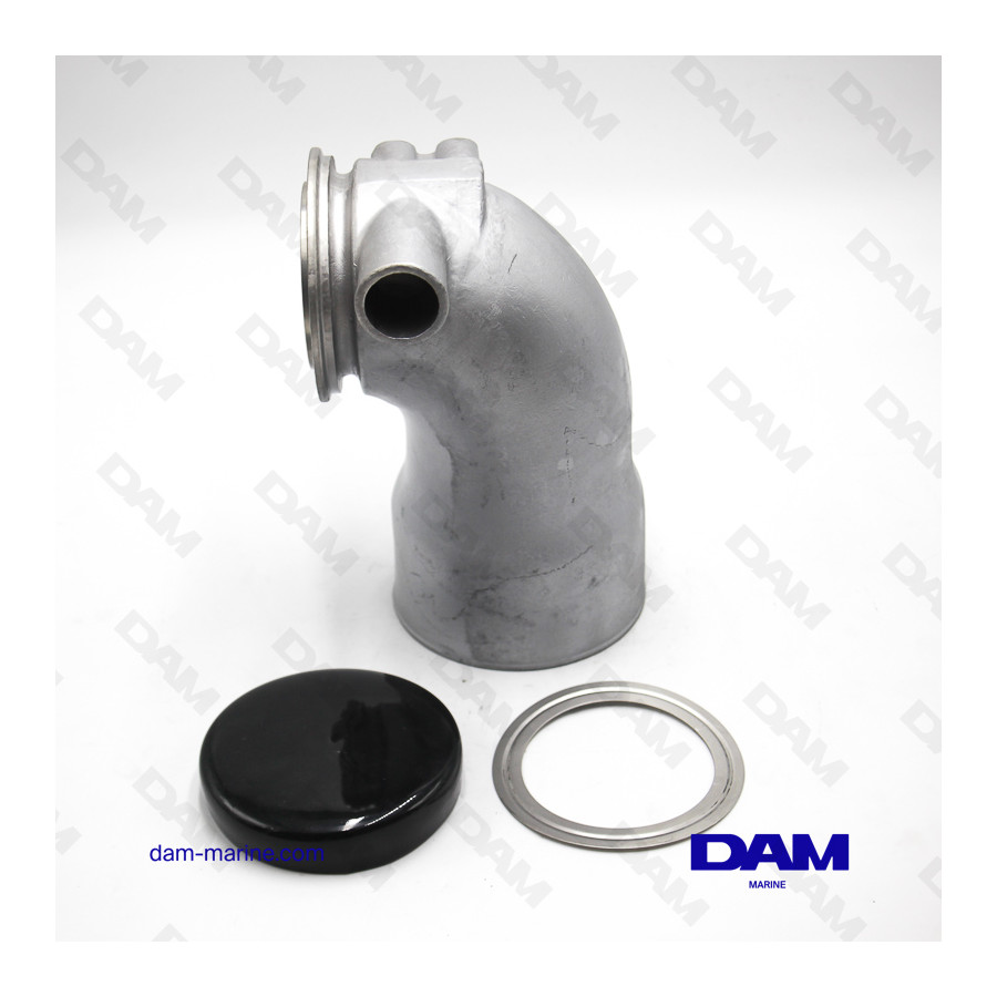 GOMITO DI SCARICO IN ACCIAIO YANMAR 6LY
