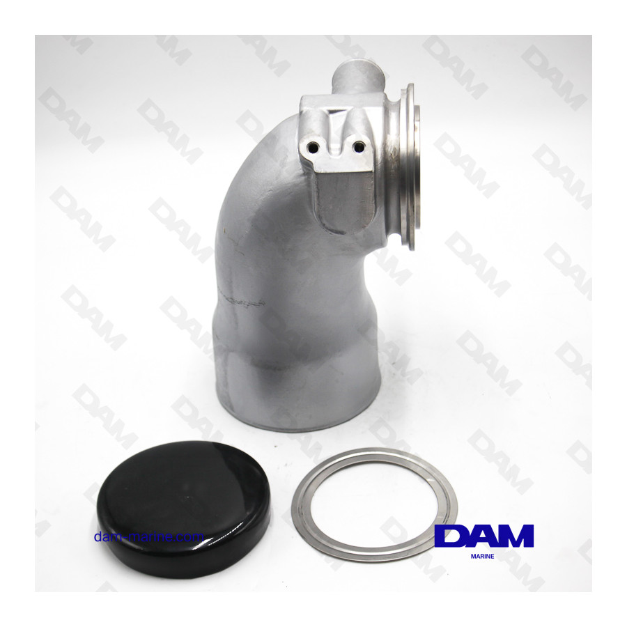 GOMITO DI SCARICO IN ACCIAIO YANMAR 6LY