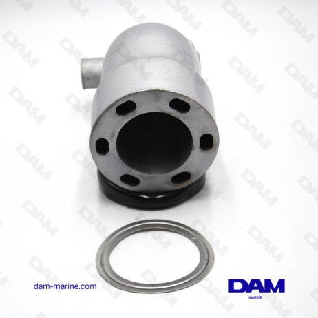 CODO DE ESCAPE DE ACERO INOXIDABLE YANMAR 6LY
