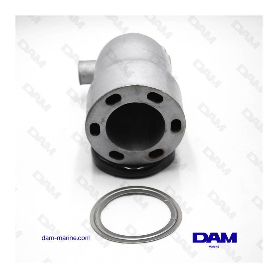 GOMITO DI SCARICO IN ACCIAIO YANMAR 6LY