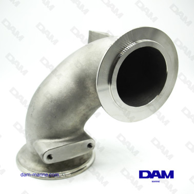 YANMAR 6LYA STAINLESS STEEL EXHAUST ELBOW RISER