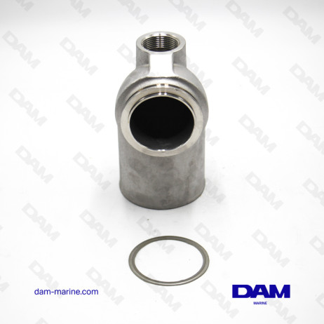 COUDE ECHAPPEMENT INOX YANMAR