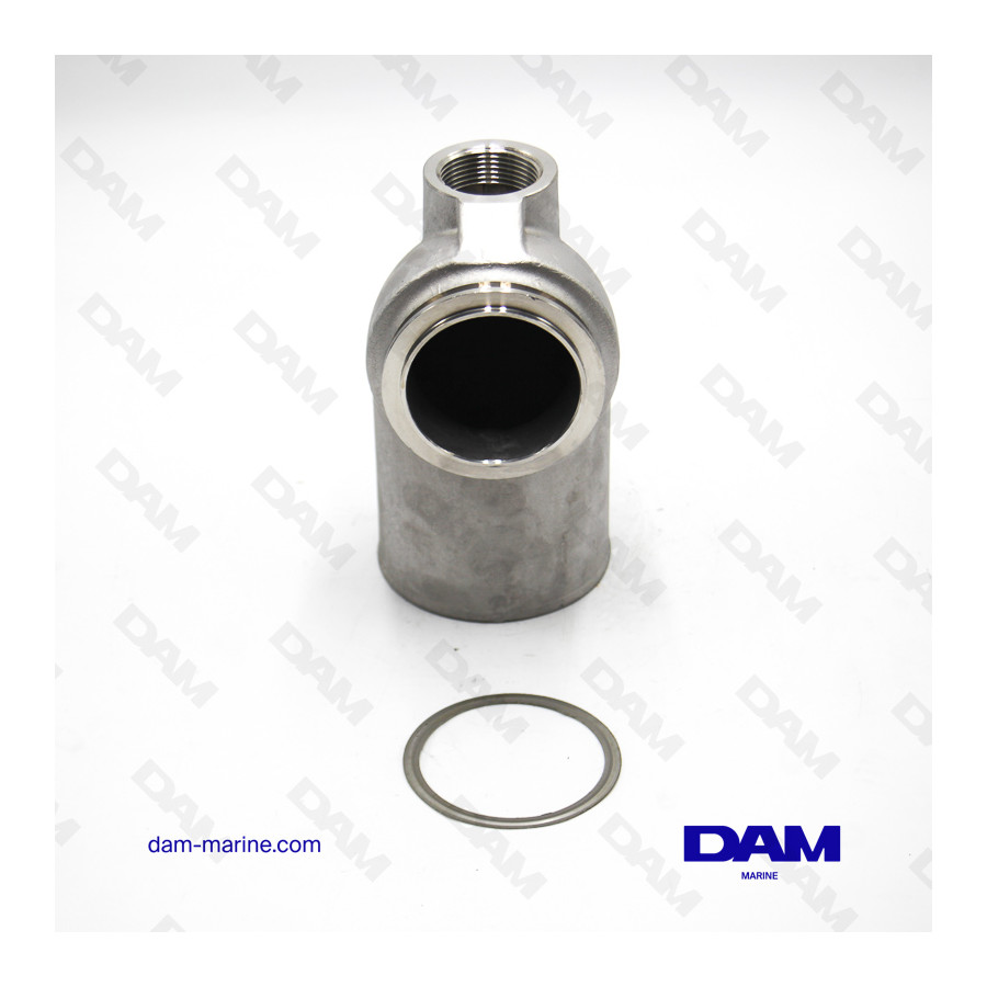 COUDE ECHAPPEMENT INOX YANMAR