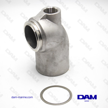 COUDE ECHAPPEMENT INOX YANMAR