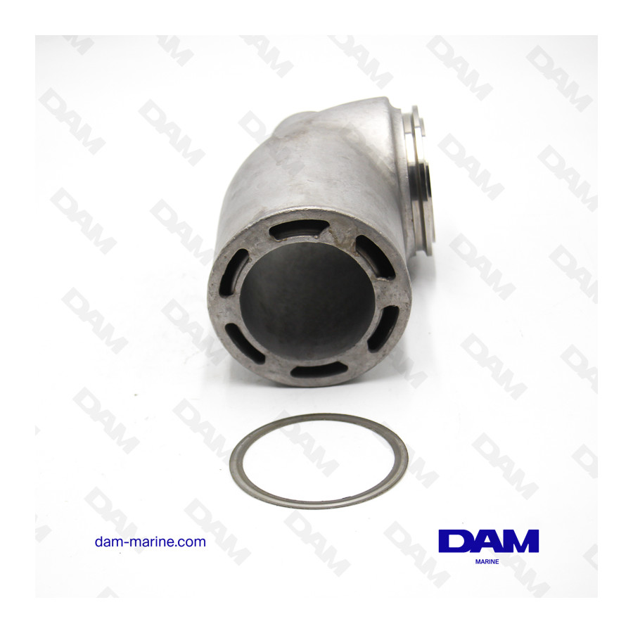 COUDE ECHAPPEMENT INOX YANMAR