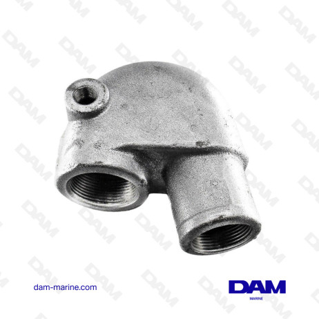 YANMAR CAST IRON EXHAUST ELBOW 1-2-3 CYL