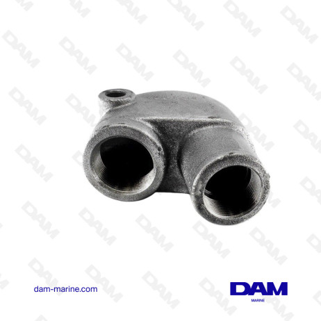 CODO DE ESCAPE DE YANMAR FUNDIDO YANMAR 1-2-3 CIL