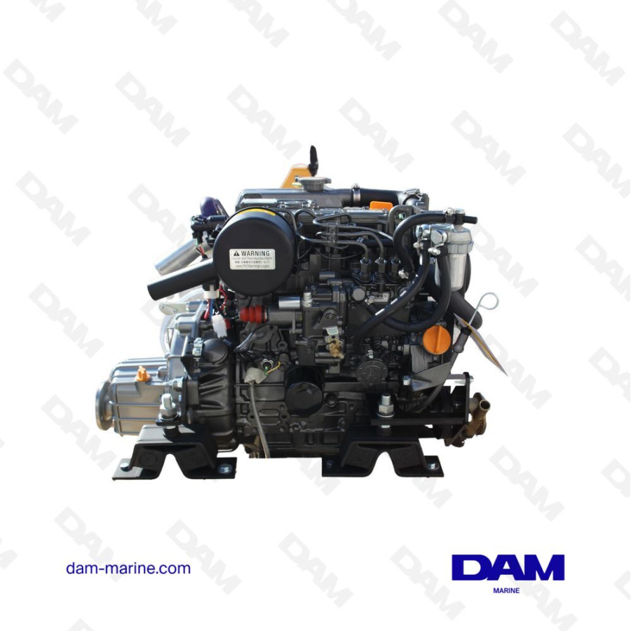 PACK MOTEUR YANMAR 3YM30AE INVERSEUR KM2P