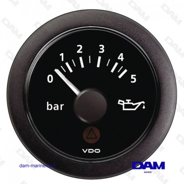 VDO BLACK 5BAR OIL PRESSURE...