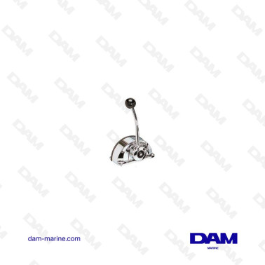 SINGLE CHROME DESK CONTROL BOX