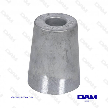 ANODE EMBOUT ARBER 6 PANS 45MM