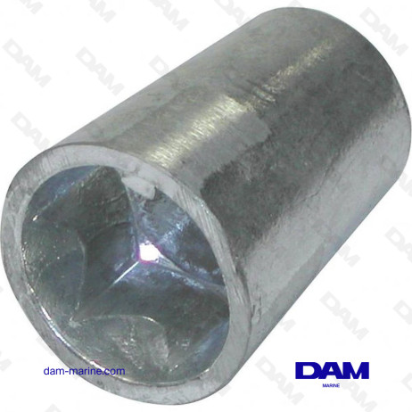 ANODE EMBOUT ARBER 6 PANS 55MM