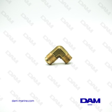90° OIL ELBOW FITTING MM - 1/2 X 1/2