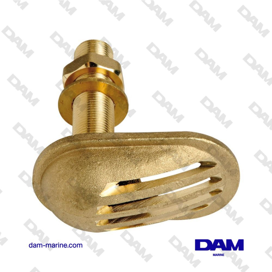 1-1/2" BRASS THRU-HULL STRAINER
