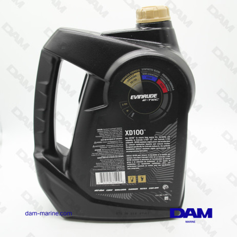 HUILE EVINRUDE ETEC BRP OMC 2T XD100 3.78L*