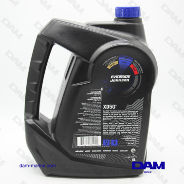 OLIO EVINRUDE ETEC BRP OMC 2T XD50 3,78L*