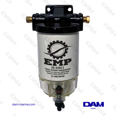 COMPLETE GASOLINE DECANTER FILTER 227L/H - PLASTIC BOWL