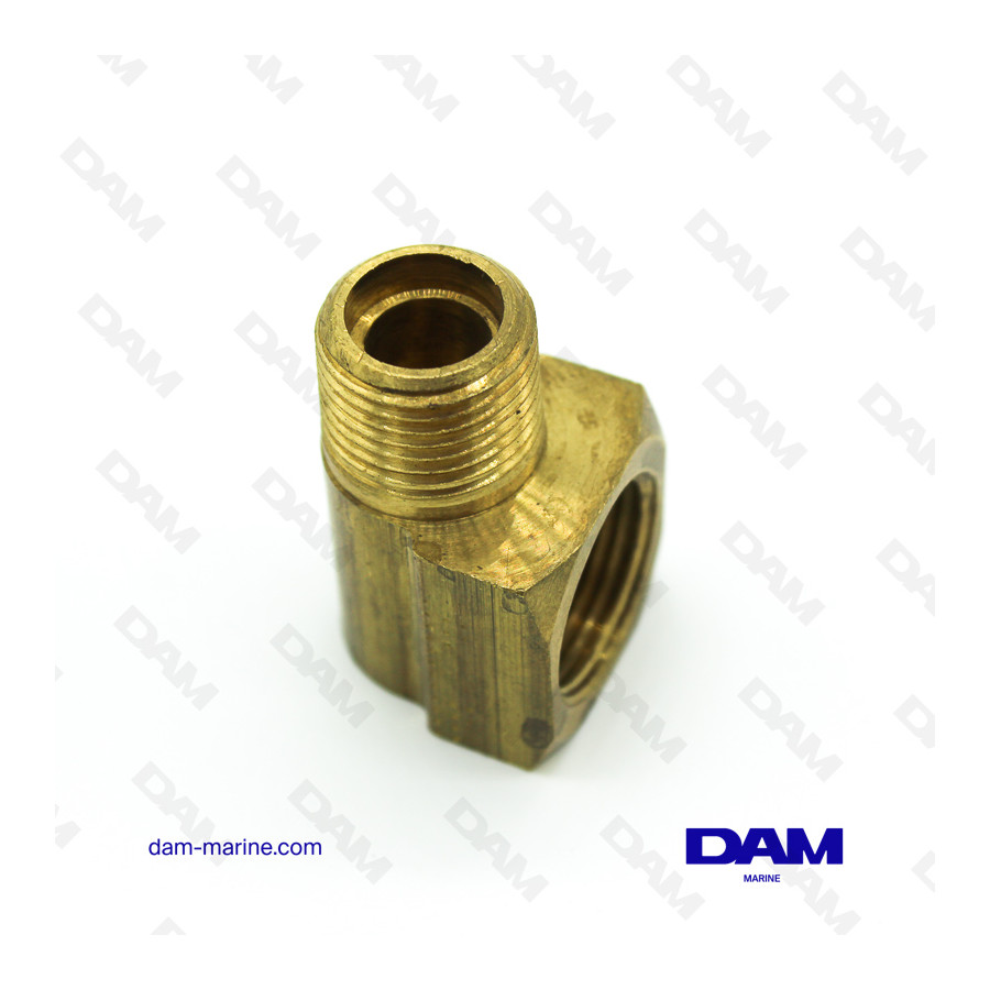 CODO CÓNCAVO DE 90° MF - 3/8 X 1/2