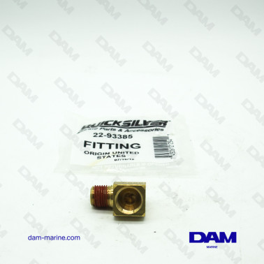90° CONCAVE ELBOW FITTING MF - 1/4 X 3/8