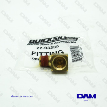 90° CONCAVE ELBOW FITTING MF - 1/4 X 3/8